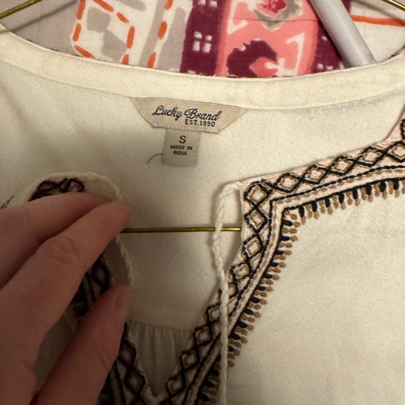 Lucky brand bohemian blouse - Picture 3 of 3